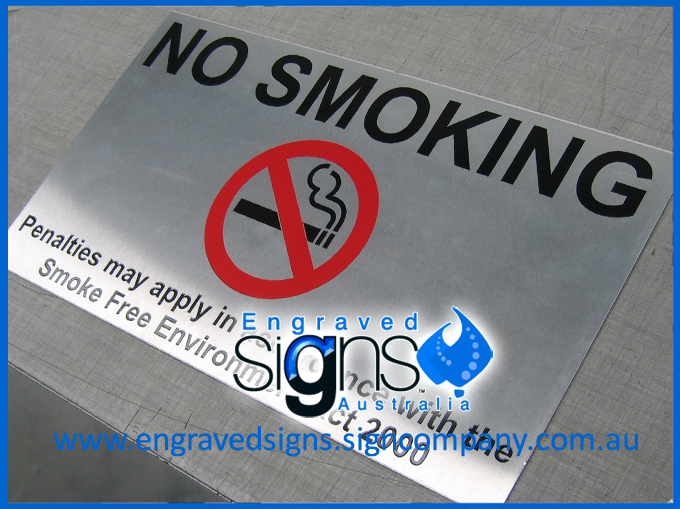 Anti Vandal No Smoking Sign