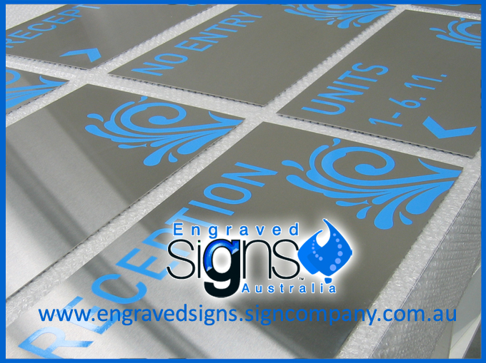 Signs made for Hotels and Apartments and UNIT numbers.