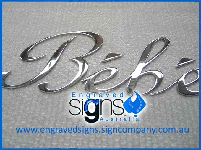 Polished Metal Letters